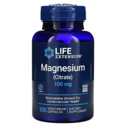 Magneesiumtsitraat 100 mg, 100 kapslit, Life Extension