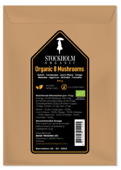8 seene segu, 100 gr., Stockholm Organic.