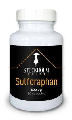 Sulforafaan, 500 ug, 60 kapslit, Stockholm Organic.