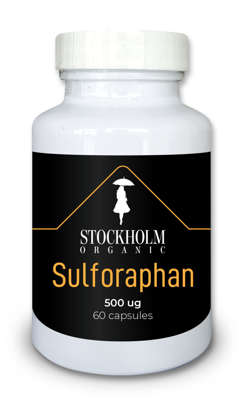 Sulforafaan, 500 ug, 60 kapslit, Stockholm Organic.
