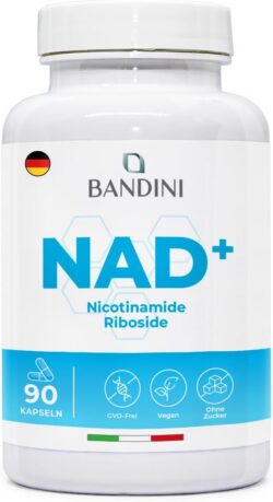 NAD+ Nikotinamiidribosiid (NR) 300 mg, 90 kapslit, Bandini